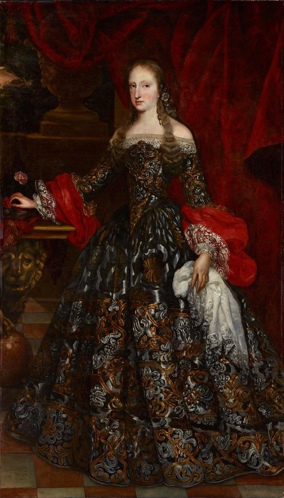 Ritratto di Maria Anna of Neuburg - regina di Spagna